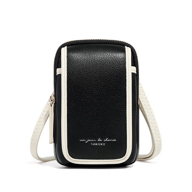 Vintage Soft Leather Crossbody Bags PU Women Messenger Small Shoulder Bag Small Female Phone Purses Black Brown Coin Purses