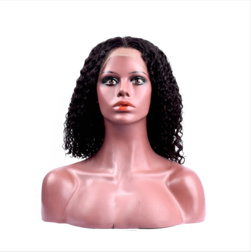 Virgin Bob Wig #1B Italian Curly