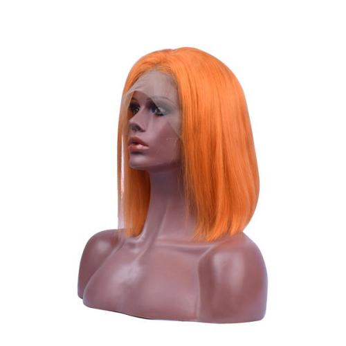 Virgin Bob Wig 180% #Orange