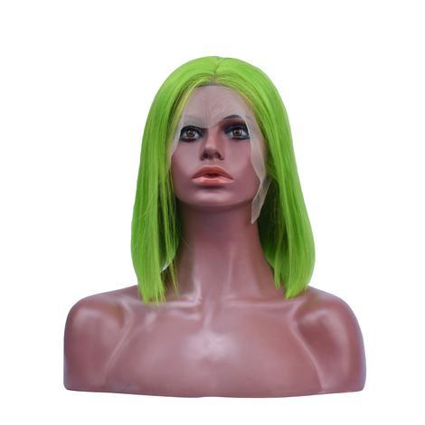 Virgin Bob Wig 180% #Grass Green