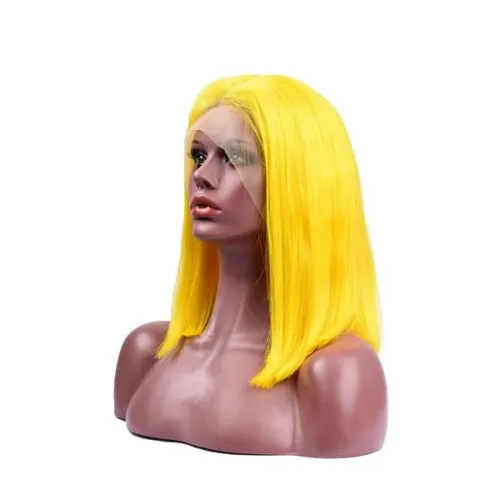 Virgin Bob Wig 180% #Yellow