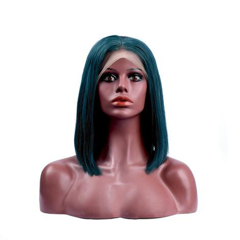 Virgin Bob Wig 180% #Dark Green
