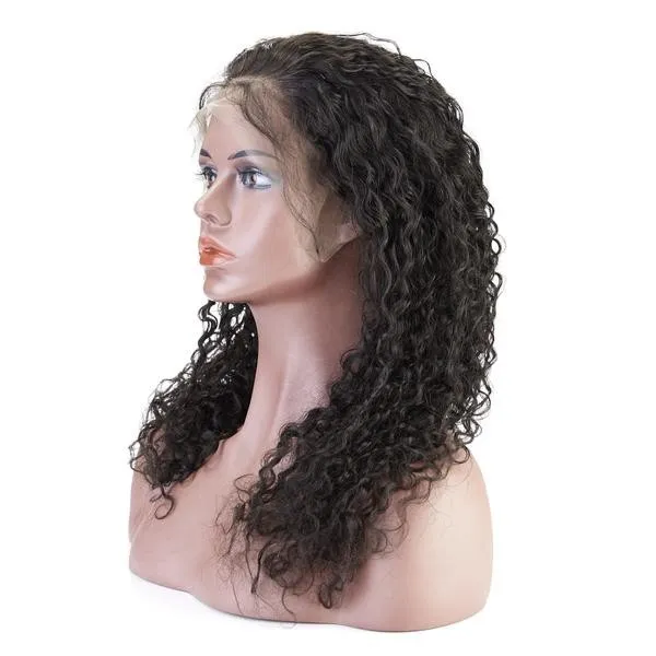 Top Virgin Full Lace Wig Italian Curly