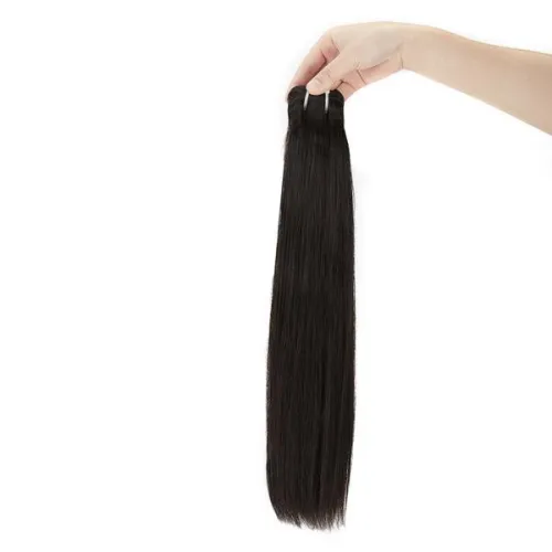 Top virgin hair double drawn straight
