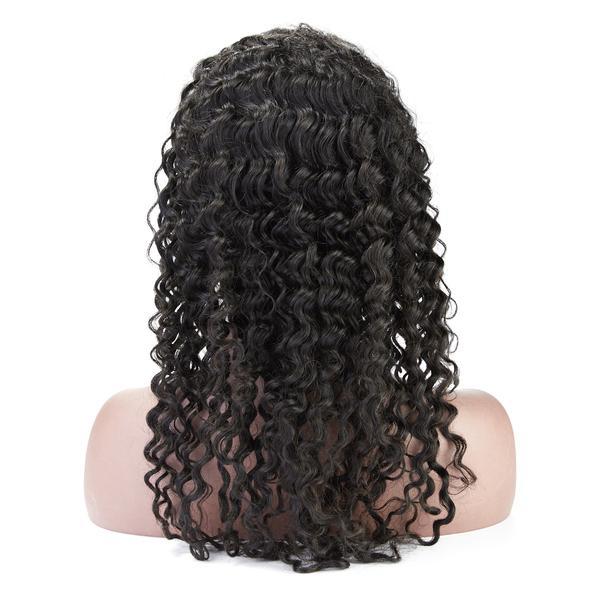 Top Virgin Full Lace Wig Deep Wave