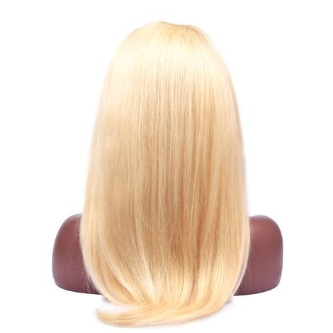 Top Virgin Closure Lace Wig Straight #613 (T-Lace)