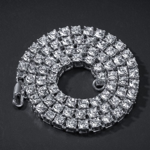Tennis Chain Necklace Alloy G1350-2980
