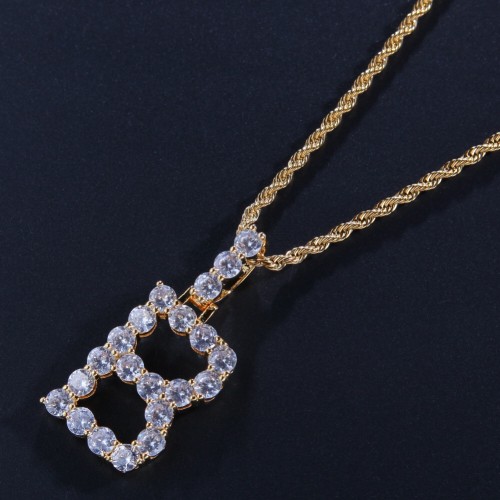 Bling Bling Letter Necklace G1900