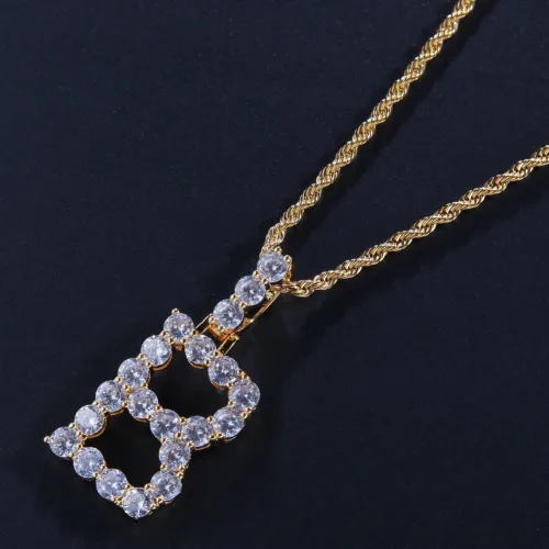 Bling Bling Letter Necklace G1900