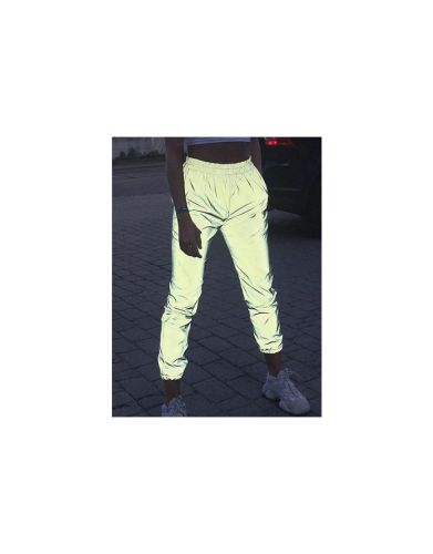 Casual Reflective Fashion Spring Trousers Pants With Pockets