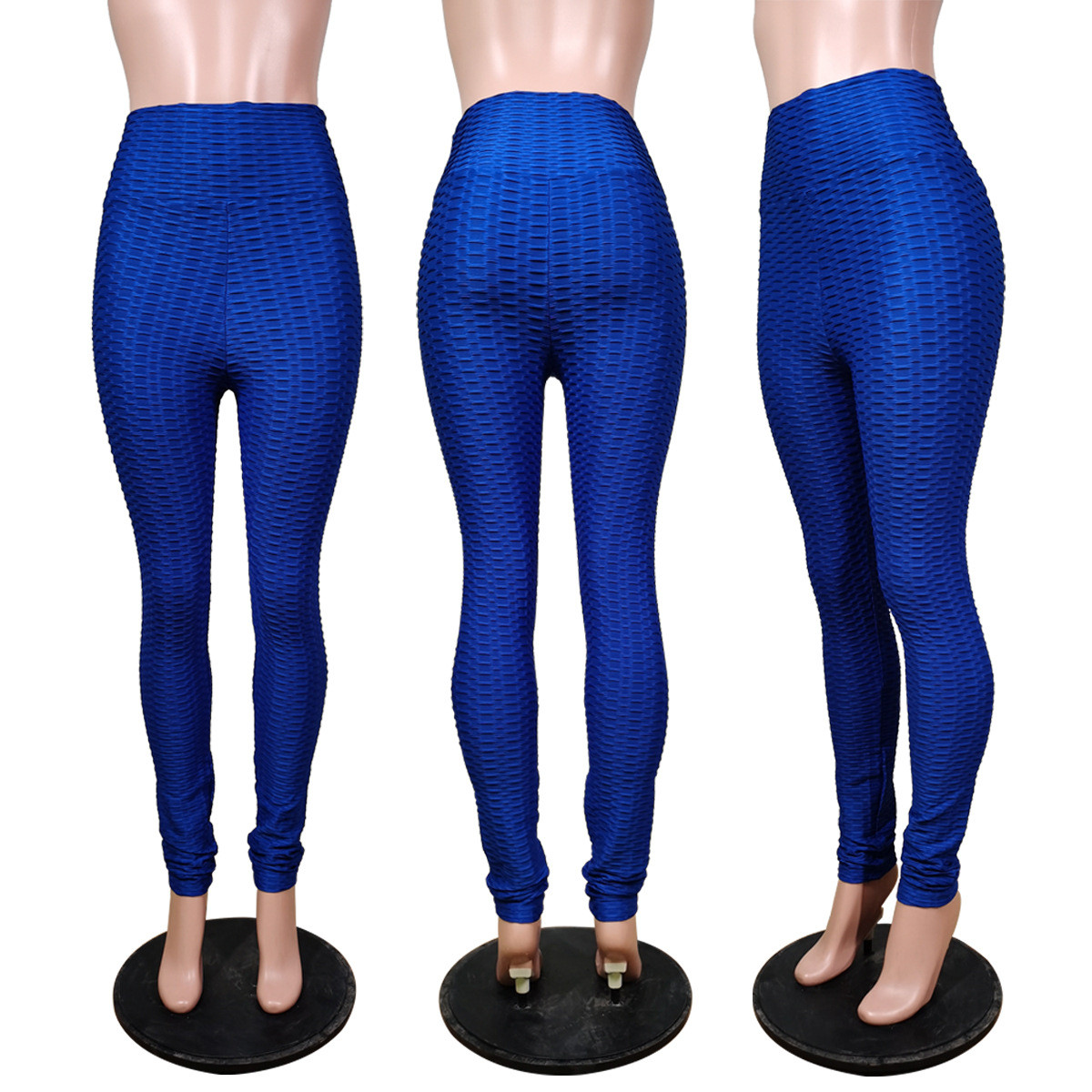 patterned high waisted trousers