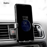 Gravity Auto Phone Holder in Car Air Vent Clip Mount Mobile Phone Holder CellPhone Stand Support For iPhone For Samsung