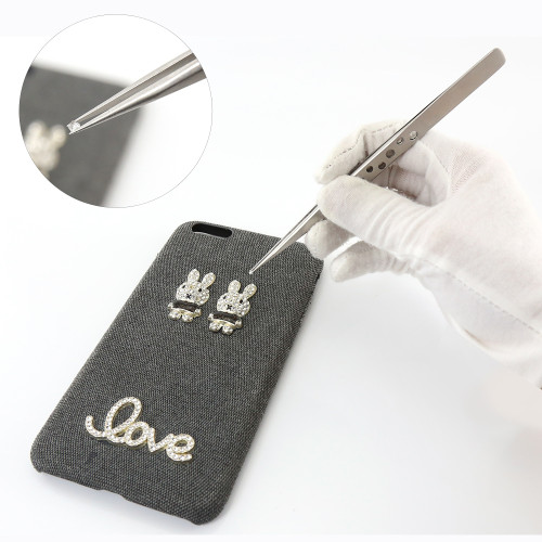 BEST JK11SA Mobile Phone/ iPhone/ Computer/ Watch Stainless Steel Precision Tweezers Repair Tool