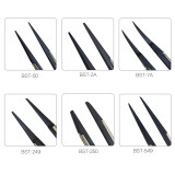 BESTOOL Interchangeable head esd tools Anti-static Tweezer Stainless Steel Carbon Fiber Pointed Tweezers