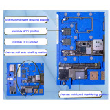 WYLIE B72 Mainboard Holder Fixture for iPhone X XS MAX Mobile Phone Repairing Reballing Glue Removing