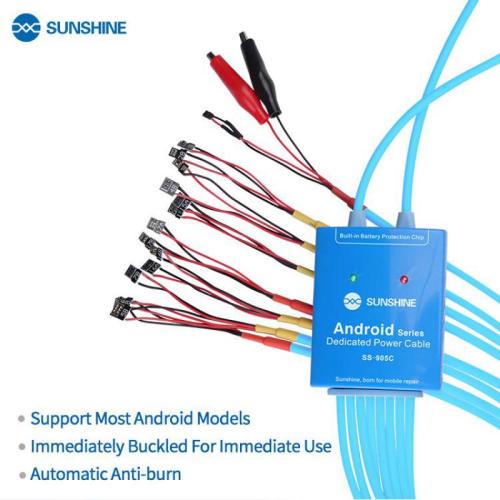 SS-905C Test Power Supply Cable One Button Boot Control line for HUAWEI Samsung Android Phone Repair