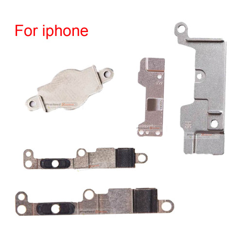 Home Button Plate For iPhone 5 6 7 8 8plus Home Button Metal Cover Clip Bracket Holder Replacement parts.