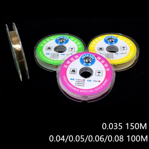 100FIX 100m 150m Alloy Steel Molybdenum Wire Cutting Wire Line LCD Display Screen Separator Repair 0.04 0.05 0.08 0.35mm