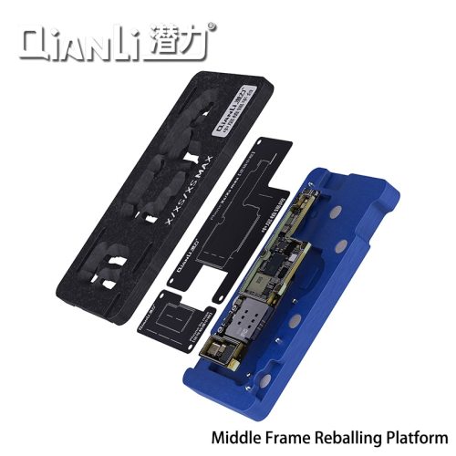 QianLi Middle Frame Reballing Platform Motherboard Fixture for iPhone X XS MAX 11 Pro BGA Reballing Stencil Tin Planting Table