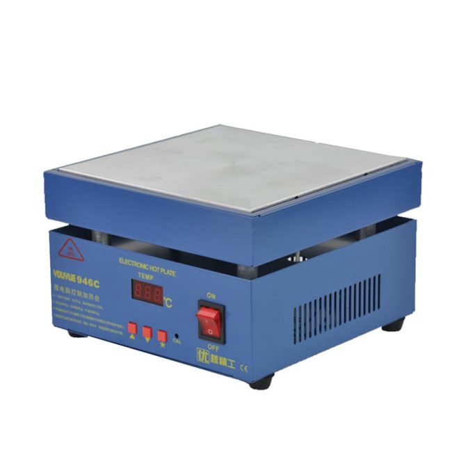 946C Electronic Hot Plate Preheat LCD Digital Display Preheating Station for PCB SMD heating phone LCD touch screen separate