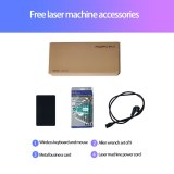 TBK 958B etching engraving marking laser machine mobile phone back glass cover remove   machine for phone back cover separation