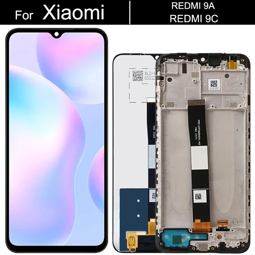 New for Xiaomi Redmi 9A/ 9C lcd display Digitizer assembly With Frame for Redmi 9c display Replacement Repair Parts 6.53