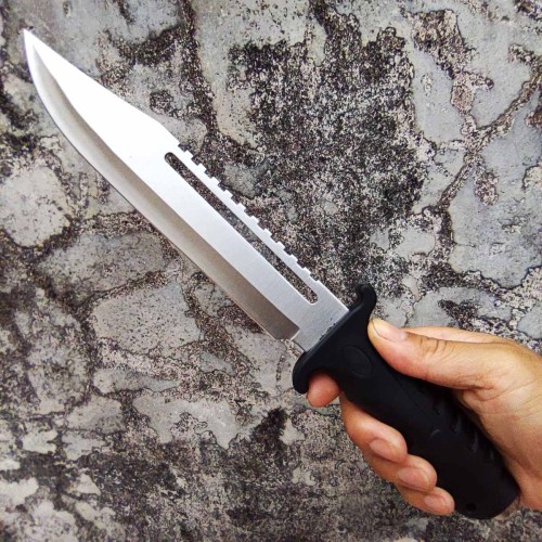W/Sheath d2 Rambo Tactical Bowie Dagger, Hunting Camping Fishing Knife