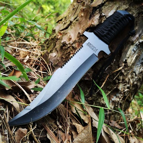 Tactical Knife Fixed Blade Dagger, Hunting Camping Fishing Knife W/Sheath