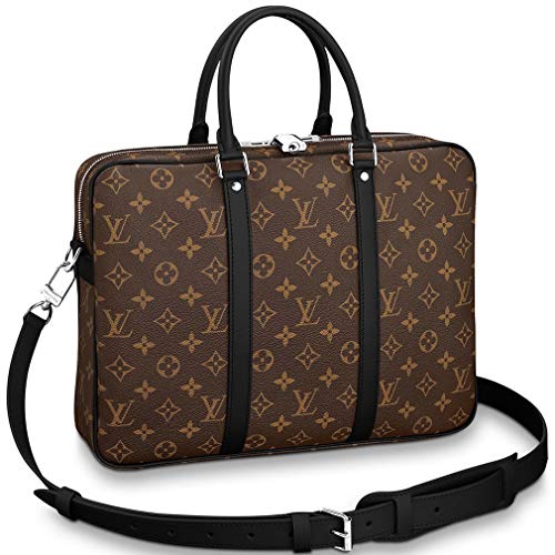 louis vuitton black laptop bag