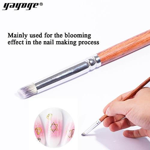 Wooden Handle Nail Gradient Brush Painting Dizzy Dye Pen