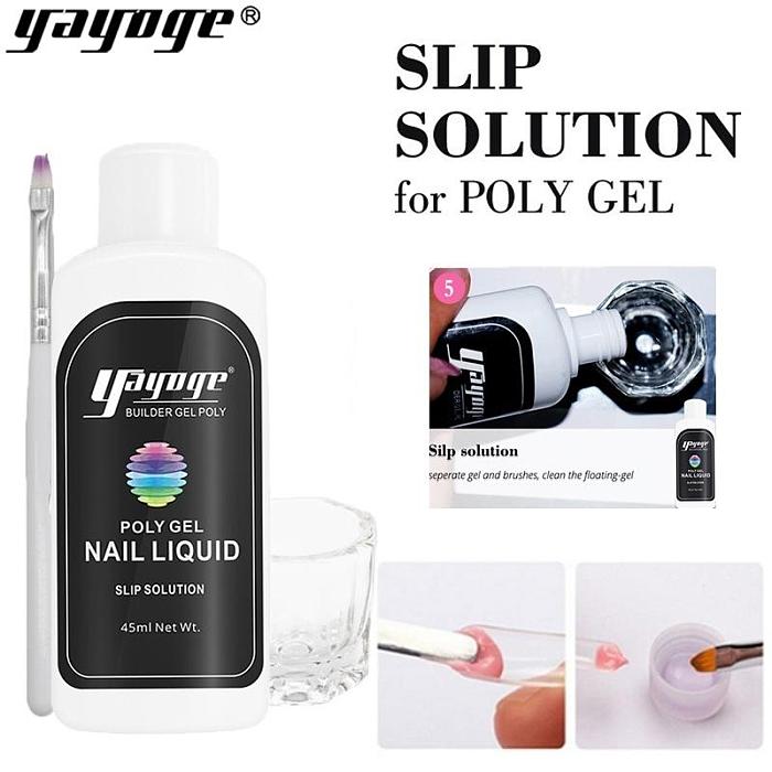 US$ 2.31 - Anti-stick Slip Solution Nail Liquid Kit P03-S3(45ml) -  www.yayoge.com
