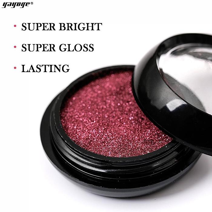 11 Colors Nail Mirror Powder Aurora Laser Chrome Glitter