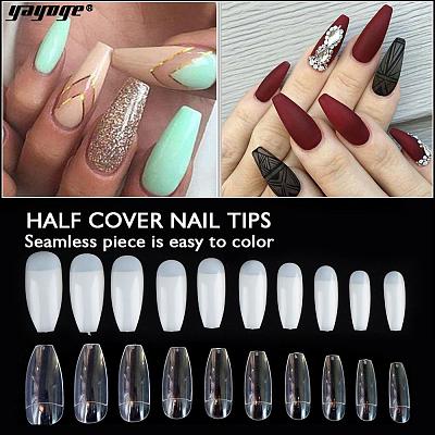 Us 6 74 500pcs Set Half Full Cover Ballerina Square French Ballet Acrylic Nail Art Tips Www Yayoge Com Us 6 74 500pcs Set Half Full Cover Ballerina Square French Ballet Acrylic Nail Art Tips Www Yayoge Com