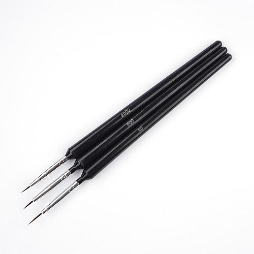 3 Pcs/Set Nail Gel Painting Dotting Pen Brush Nail Art DIY Tool