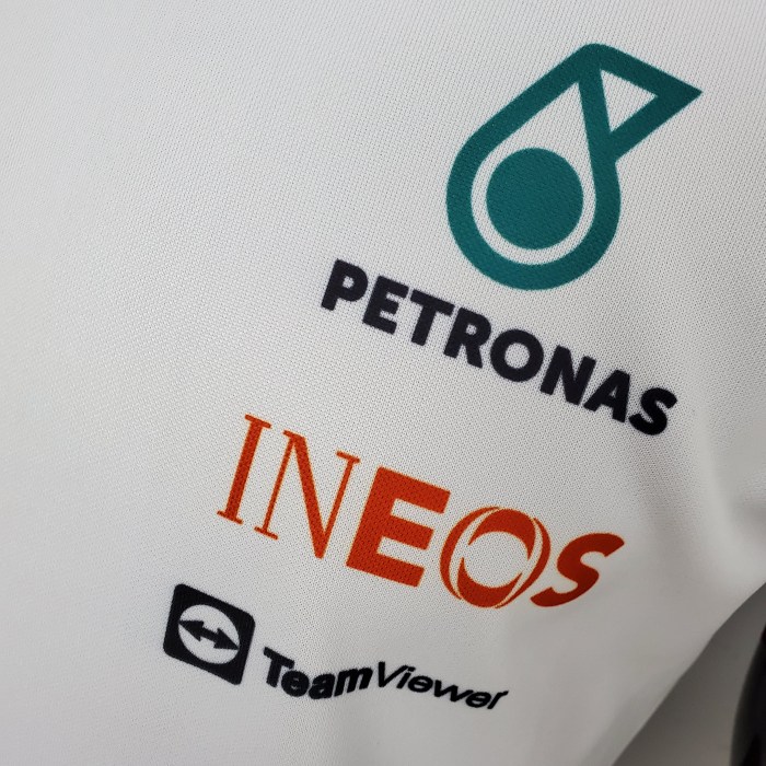 F1 Formula One 2022 Mercedes White S-5XL