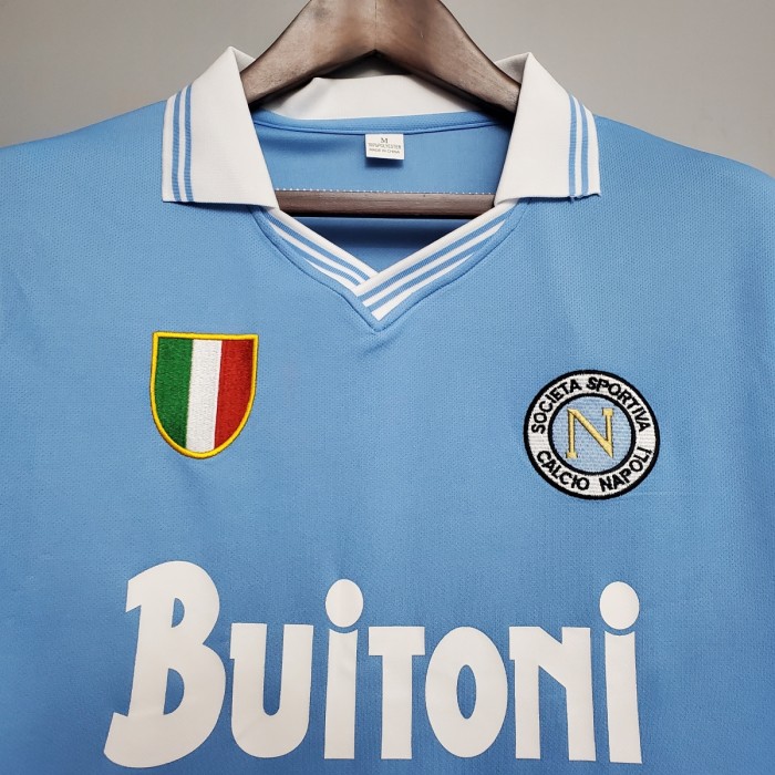 Retro Naples 86/87 home Soccer Jersey