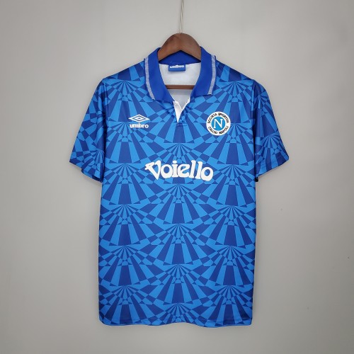 Retro Naples 91/93 home Soccer Jersey