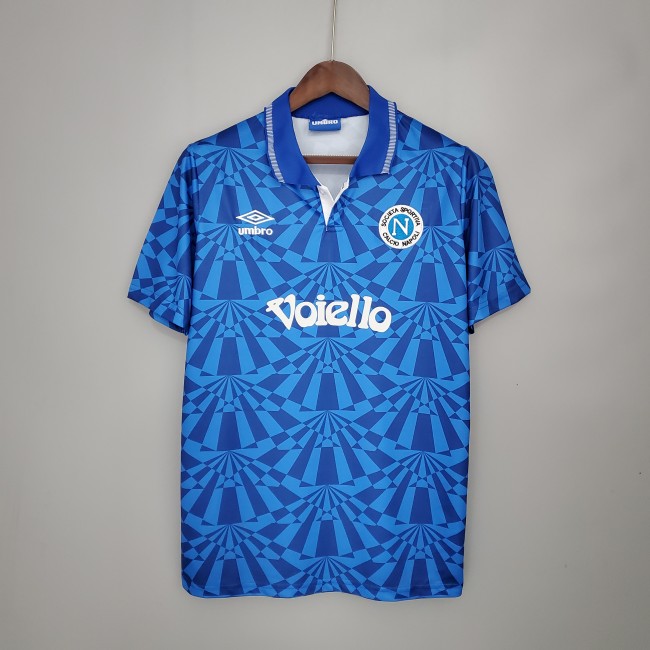 Retro Naples 91/93 home Soccer Jersey
