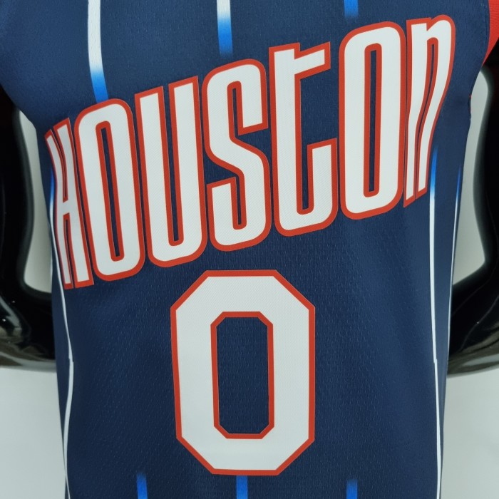 2022 Houston Rockets Green #0 City Edition NBA Jersey