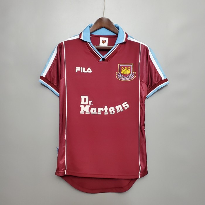 Retro 99/01 West Ham United home Soccer Jersey
