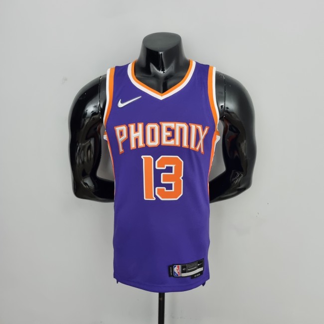 75th Anniversary Nash #13 Phoenix Suns Purple NBA Jersey