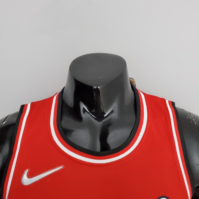75th Anniversary 2022 Season Chicago Bulls DeROZAN#11 City Edition Red NBA Jersey