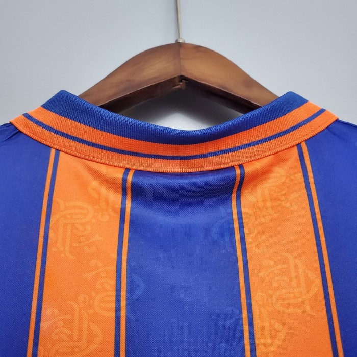 Retro 93-94 Rangers Away S-2XL Soccer Jersey