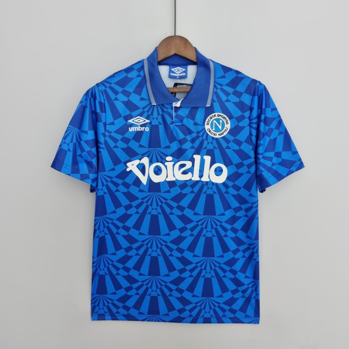 Retro Naples 91/93 home Soccer Jersey