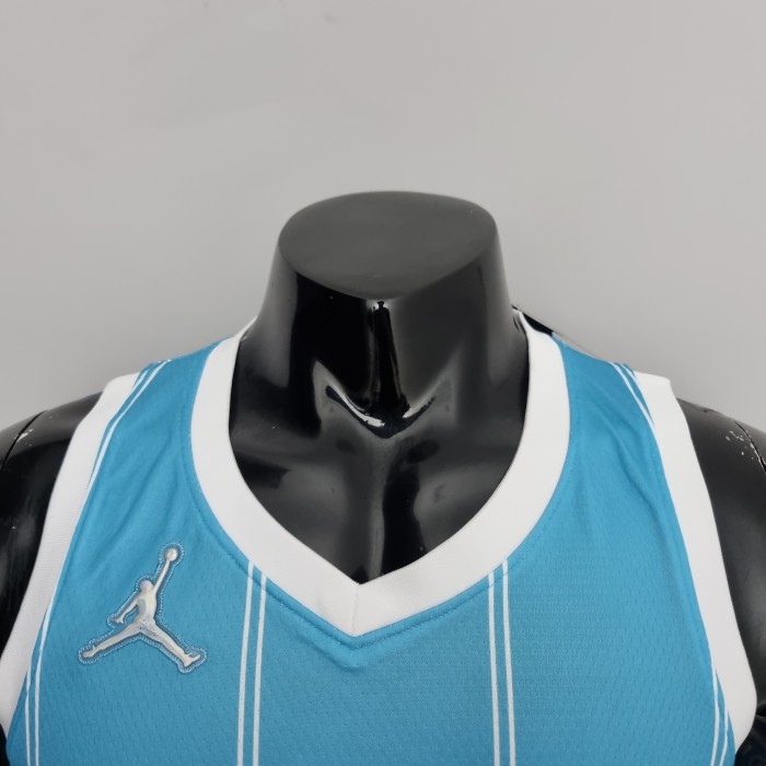 75th Anniversary Oubre  jr.#12 Charlotte Hornets Blue NBA Jersey