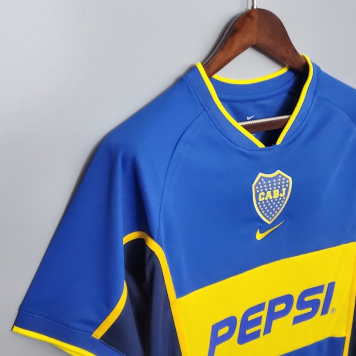 Retro Boca Juniors 2002 home Soccer Jersey