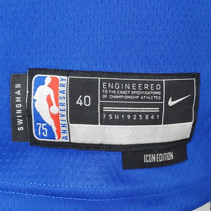 75th Anniversary Golden State Warriors Thompson #11 Mexico Edition Blue  NBA Jersey