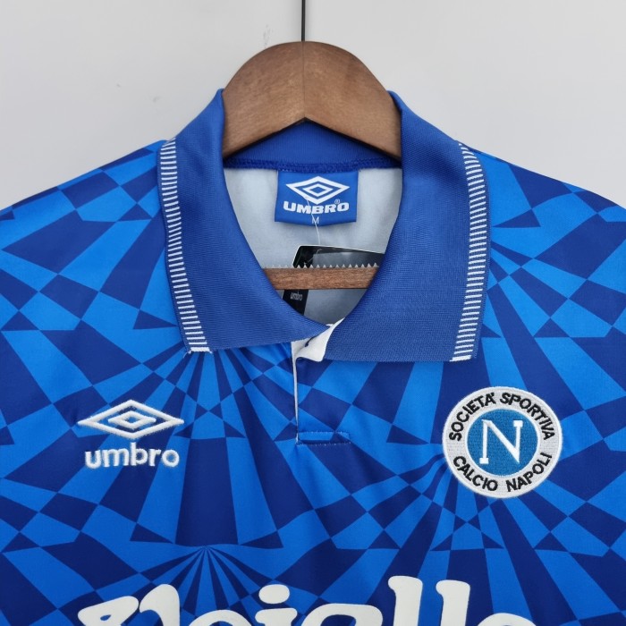 Retro Naples 91/93 home Soccer Jersey