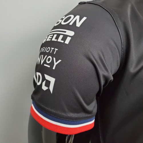 F1 Formula One racing suit; Mercedes black S-5XL