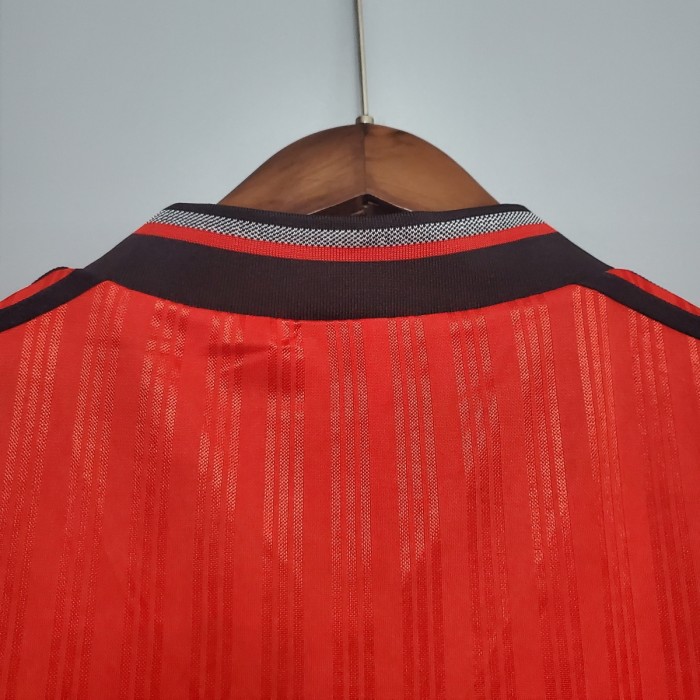 Retro 95/96 Rangers Red and White Soccer Jersey